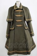axes femme kawaii / ケープ付きナポレオンコート M カーキ H-25-10-01-1006-AX-CO-NS-ZH