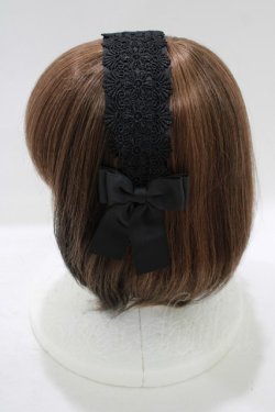 画像2: m petit by misako / TT*AMレースカチューシャ  ブラック H-25-10-01-1079-LO-AC-NS-ZH