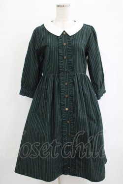 画像1: mayla classic / Laprinp girls' schoolレジメンタルワンピース Free グリーン H-25-10-01-1011-LO-OP-NS-ZH