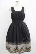 axes femme POETIQUE / トイマーチノースリワンピース M ブラック H-25-10-01-1012-AX-OP-NS-ZH