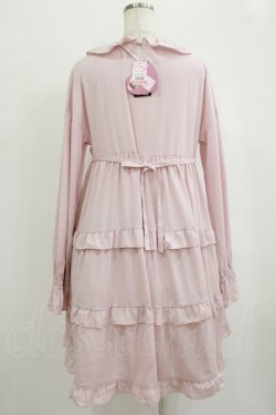 画像3: FLC / 皆方由衣コラボ/ティアードフリルワンピース M ピンク H-25-10-01-1013-LO-OP-NS-ZH