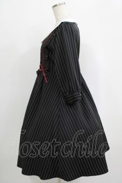 画像2: axes femme POETIQUE / ブロッキングフリルワンピ M ブラック H-25-10-01-1002-AX-OP-NS-ZH
