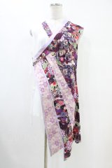 Qutie Frash / インナーチュニック FREE 白×紫 H-25-10-01-016-QU-TO-KB-ZH