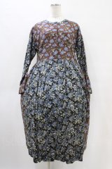 Jane Marple Dans Le Salon / Poiret & Hildaドレス  ブラウン H-25-10-01-022-JM-OP-KB-ZH