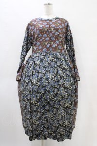 Jane Marple Dans Le Salon / Poiret & Hildaドレス  ブラウン H-25-10-01-022-JM-OP-KB-ZH