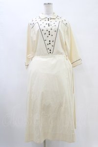 Jane Marple Dans Le Salon / Clover embroidery dress  バニラ H-25-10-01-026-JM-OP-KB-ZH