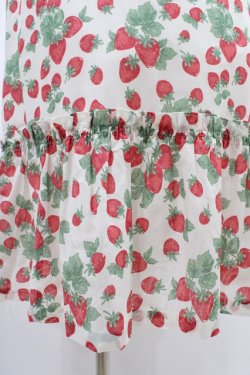 画像5: Jane Marple / Strawberry gardenのストラップドレス  白 H-25-10-01-027-JM-OP-KB-ZH
