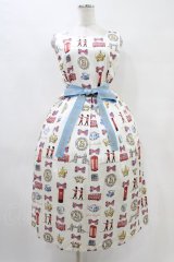 Jane Marple / ReLondonスクエアドレス  アイボリー H-25-10-01-028-JM-OP-KB-ZH