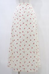 Candy Stripper / TINY CHERRY SKIRT  オフホワイト H-25-10-02-038-PU-SK-KB-ZH