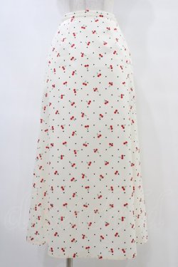 画像1: Candy Stripper / TINY CHERRY SKIRT  オフホワイト H-25-10-02-038-PU-SK-KB-ZH