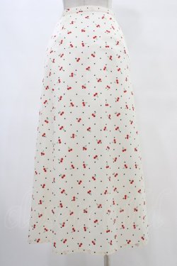 画像2: Candy Stripper / TINY CHERRY SKIRT  オフホワイト H-25-10-02-038-PU-SK-KB-ZH