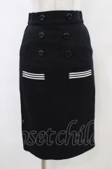 MILK / Sailorタイトスカート  ブラック H-25-10-02-039-ML-SK-KB-ZH