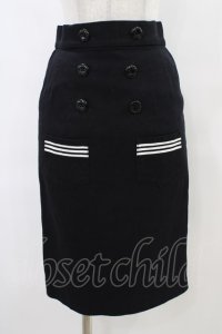 MILK / Sailorタイトスカート  ブラック H-25-10-02-039-ML-SK-KB-ZH