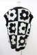 画像2: Candy Stripper / FLOWER PATTERN KNITベスト  ブラック H-25-10-02-042-PU-TO-KB-ZH (2)