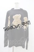 Candy Stripper / CANDY BEARS KNIT  ブラック H-25-10-02-046-PU-TO-KB-ZH
