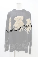 Candy Stripper / CANDY BEARS KNIT  ブラック H-25-10-02-046-PU-TO-KB-ZH