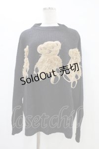Candy Stripper / CANDY BEARS KNIT  ブラック H-25-10-02-046-PU-TO-KB-ZH