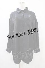 NieR Clothing / ロングスリーブシャツ  黒 H-25-10-02-051-PU-BL-KB-ZH