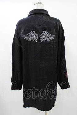 画像2: NieR Clothing / ロングスリーブシャツ  黒 H-25-10-02-051-PU-BL-KB-ZH
