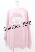Candy Stripper / 3D BEAR SWEAT ワンピース  ピンク H-25-10-02-055-PU-OP-KB-ZH
