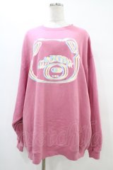 Candy Stripper / 3D BEAR SWEAT ワンピース  ピンク H-25-10-02-055-PU-OP-KB-ZH
