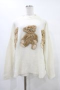 Candy Stripper / CANDY BEARS KNIT  オフワホワイト H-25-10-02-058-PU-TO-KB-ZH
