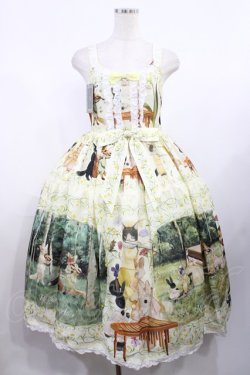画像1: Royal Princess Alice / 森のシンフォニー・tonoコラボ ジャンパースカート Free レモンクリーム H-25-10-02-1001-LO-OP-NS-ZH