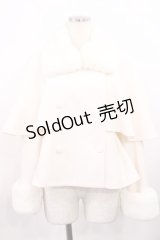 Hoshibako Works / ベル・ラ・ドンナ ファー襟ショートジャケット(コート) M オフ H-25-10-02-1008-LO-CO-NS-ZH