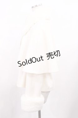 画像2: Hoshibako Works / ベル・ラ・ドンナ ファー襟ショートジャケット(コート) M オフ H-25-10-02-1008-LO-CO-NS-ZH