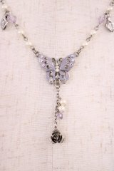 axes femme / 蝶ネックレス  シルバー H-25-10-02-1014-AX-AC-NS-ZH