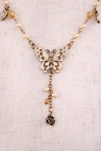 axes femme / 蝶ネックレス  ゴールド H-25-10-02-1016-AX-AC-NS-ZH