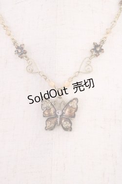 画像1: axes femme / クラシックエポ蝶ネックレス  ゴールド H-25-10-02-1018-AX-AC-NS-ZH