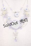 axes femme / プリンセスローズネックレス  サックス H-25-10-02-1024-AX-AC-NS-ZH