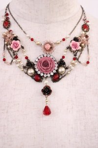 axes femme / プリンセスローズネックレス  Aゴールド H-25-10-02-1025-AX-AC-NS-ZH