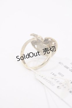 画像2: axes femme / ハート変形デザインリング  Aゴールド H-25-10-02-1028-AX-AC-NS-ZH