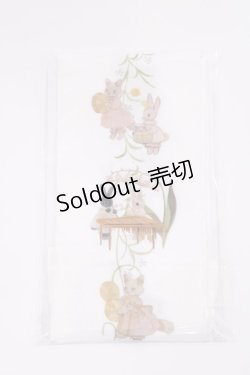 画像1: Royal Princess Alice / 森のシンフォニー・tonoコラボ オーバーニー  ホワイト H-25-10-02-1033-LO-ZA-NS-ZH