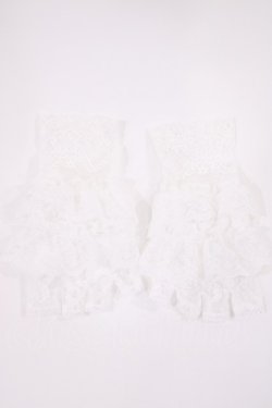 画像2: Kurumi Collaboration / レースグローブ  ホワイト H-25-10-02-1034-LO-ZA-NS-ZH