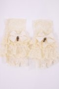 Kurumi Collaboration / レースグローブ  生成り H-25-10-02-1035-LO-ZA-NS-ZH