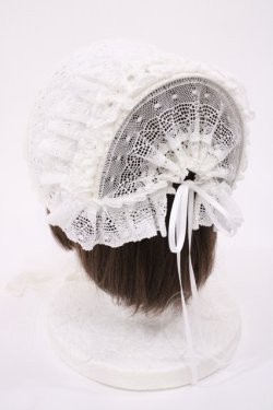 画像3: Hoshibako Works / サマーピクニック2wayボンネット  ホワイト H-25-10-02-1036-LO-AC-NS-ZH