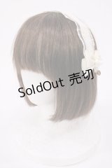 m petit by misako / AM*NIヘッドドレスA  生成り H-25-10-02-1037-LO-AC-NS-ZH