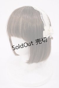 m petit by misako / AM*NIヘッドドレスA  生成り H-25-10-02-1037-LO-AC-NS-ZH