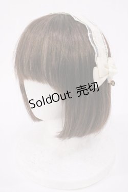 画像1: m petit by misako / AM*NIヘッドドレスA  生成り H-25-10-02-1037-LO-AC-NS-ZH