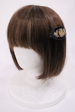 画像1: Royal Princess Alice / 森のシンフォニー・tonoコラボ バレッタ  ブラック H-25-10-02-1038-LO-AC-NS-ZH