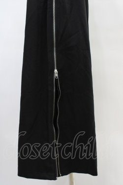 画像3: NieR Clothing / 2WAY SIDE ZIP WIDE PANTS  黒×黒 H-25-10-02-009-PU-PA-KB-ZH
