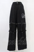 NieR Clothing / CONVERTIBLE BLACK DENIM PANTS  ブラックデニム H-25-10-02-010-PU-PA-KB-ZH
