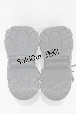 画像3: 【SALE】YOSUKE / 厚底サンダル M ブラック H-25-10-02-001-PU-SH-KB-ZTK022