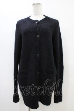 画像1: Katie / FLUFFY long cardigan  黒 H-25-10-02-014-LO-TO-KB-ZH