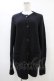 画像1: Katie / FLUFFY long cardigan  黒 H-25-10-02-014-LO-TO-KB-ZH (1)