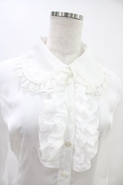 画像4: ATELIER PIERROT / 姫袖ブラウス  白 H-25-10-02-015-EL-BL-KB-ZH