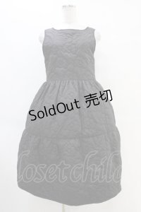 Candy Stripper / FLOWERING QUILTING DRESS  ブラック H-25-10-02-019-PU-OP-KB-ZH